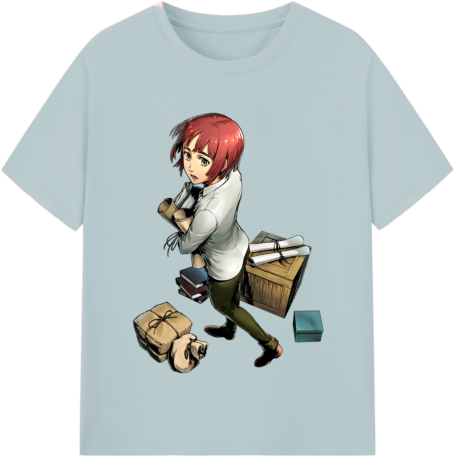 （画像用） 進撃の巨人 Attack on Titan 綿100％半袖Tシャツ（フロントプリント）